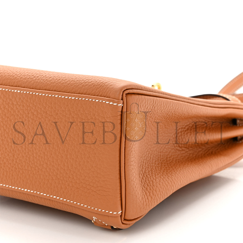 H**mes master aurillon clemence kelly ado backpack toffee (23*22*10cm)